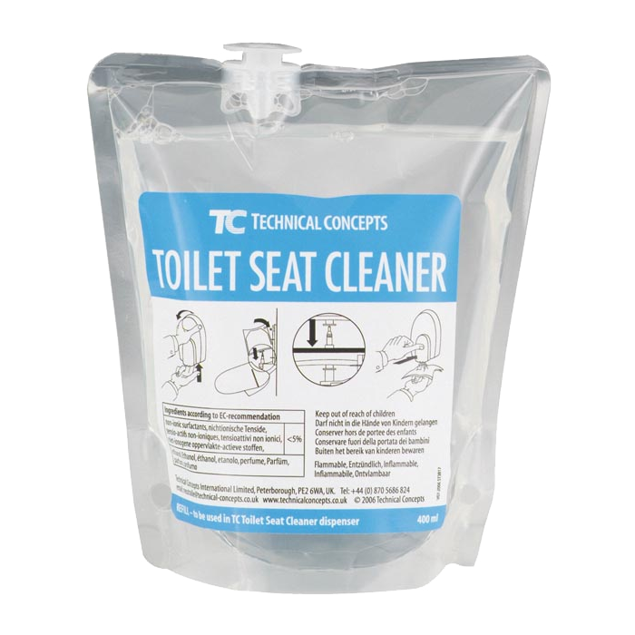 Toilet Seat Cleaner refill 400 ml. Desinfektion NOWAS A/S