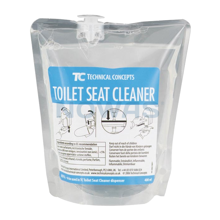 Toilet Seat Cleaner refill 400 ml. Desinfektion NOWAS A/S