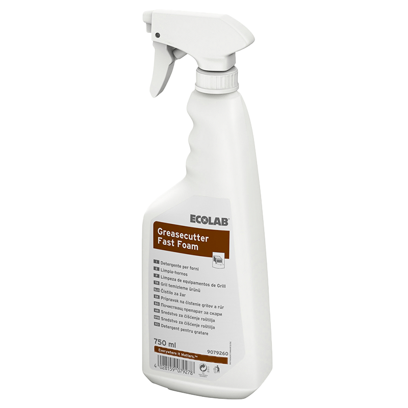 Ecolab Greasecutter Fast Foam 750ml. spray Køkkenrengøring NOWAS A/S